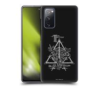Head Case Designs Officially Licensed Harry Potter Triangle Symbol Deathly Hallows XIV Hard Back Case Compatible With Samsung Galaxy S20 FE / 5G