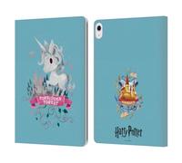 Head Case Designs Officially Licensed Harry Potter Unicorn Deathly Hallows II Leather Wallet Case Compatible With Apple iPad Air 13 2024/2025