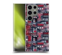Head Case Designs Officially Licensed Harry Potter Wanted Pattern Deathly Hallows XXV Hard Back Case Compatible With Samsung Galaxy S24 Ultra 5G