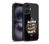 Head Case Designs Officially Licensed Harry Potter Words Magic Dumbledore Quote Deathly Hallows XIV Gel Armour Case [Military Grade Protection] Compatible With Apple iPhone 16