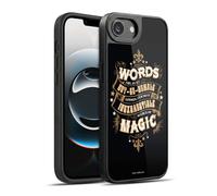 Head Case Designs Officially Licensed Harry Potter Words Magic Dumbledore Quote Deathly Hallows XIV Gel Armour Case [Military Grade Protection] Compatible With Apple iPhone 16e / iPhone 17e