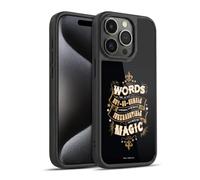 Head Case Designs Officially Licensed Harry Potter Words Magic Dumbledore Quote Deathly Hallows XIV Gel Armour Case [Military Grade Protection] Compatible With Apple iPhone 15 Pro