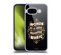 Head Case Designs Officially Licensed Harry Potter Words Magic Dumbledore Quote Deathly Hallows XIV Gel Case [Military Grade Protection] Compatible With Google Pixel 9A
