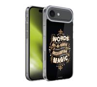 Head Case Designs Officially Licensed Harry Potter Words Magic Dumbledore Quote Deathly Hallows XIV Gel Case [Military Grade Protection] Compatible With Apple iPhone 17 Air
