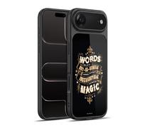 Head Case Designs Officially Licensed Harry Potter Words Magic Dumbledore Quote Deathly Hallows XIV Gel Armour Case [Military Grade Protection] Compatible With Apple iPhone 17 Air