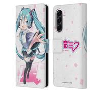 Head Case Designs Officially Licensed Hatsune Miku Cute Graphics Leather Wallet Case Compatible With Samsung Galaxy A56 5G