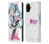 Head Case Designs Officially Licensed Hatsune Miku Cute Graphics Leather Wallet Case Compatible With Samsung Galaxy A07