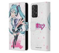 Head Case Designs Officially Licensed Hatsune Miku Cute Graphics Leather Wallet Case Compatible With Samsung Galaxy A53 5G (2022)
