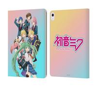 Head Case Designs Officially Licensed Hatsune Miku High School Virtual Singers Leather Wallet Case Compatible With Apple iPad Air 13 2024/2025