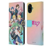 Head Case Designs Officially Licensed Hatsune Miku High School Virtual Singers Leather Wallet Case Compatible With Samsung Galaxy A07