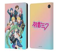 Head Case Designs Officially Licensed Hatsune Miku High School Virtual Singers Leather Wallet Case Compatible With Amazon Fire 7 2022