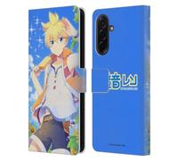 Head Case Designs Officially Licensed Hatsune Miku Kagamine Len Characters Leather Wallet Case Compatible With Samsung Galaxy A36 5G