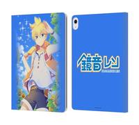 Head Case Designs Officially Licensed Hatsune Miku Kagamine Len Characters Leather Wallet Case Compatible With Apple iPad Air 13 2024/2025
