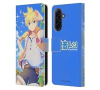 Head Case Designs Officially Licensed Hatsune Miku Kagamine Len Characters Leather Wallet Case Compatible With Samsung Galaxy A17 4G / 5G