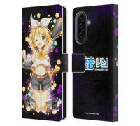 Head Case Designs Officially Licensed Hatsune Miku Kagamine Rin Characters Leather Wallet Case Compatible With Samsung Galaxy A17 4G / 5G