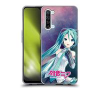 Head Case Designs Officially Licensed Hatsune Miku Nebula Graphics Soft Gel Case Compatible With Oppo Find X2 Lite 5G