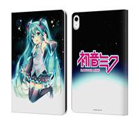 Head Case Designs Officially Licensed Hatsune Miku Night Sky Graphics Leather Wallet Case Compatible With Apple iPad 10.9 2022/2025
