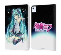 Head Case Designs Officially Licensed Hatsune Miku Night Sky Graphics Leather Wallet Case Compatible With Apple iPad Air 11 2020/2022/2024/2025