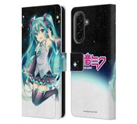 Head Case Designs Officially Licensed Hatsune Miku Night Sky Graphics Leather Wallet Case Compatible With Samsung Galaxy A17 4G / 5G