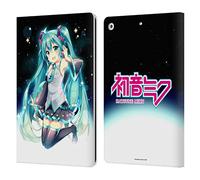 Head Case Designs Officially Licensed Hatsune Miku Night Sky Graphics Leather Wallet Case Compatible With Apple iPad 10.2 2019/2020/2021