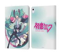 Head Case Designs Officially Licensed Hatsune Miku Pastels Graphics Leather Wallet Case Compatible With Apple iPad Air 13 2024/2025