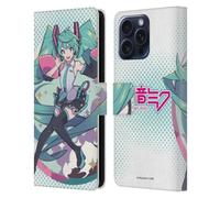 Head Case Designs Officially Licensed Hatsune Miku Pastels Graphics Leather Wallet Case Compatible With Samsung Galaxy S25 FE