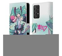 Head Case Designs Officially Licensed Hatsune Miku Pastels Graphics Leather Wallet Case Compatible With Galaxy A52 / A52s / 5G (2021)
