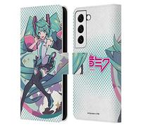 Head Case Designs Officially Licensed Hatsune Miku Pastels Graphics Leather Wallet Case Compatible With Samsung Galaxy S22 5G
