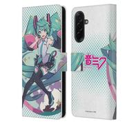 Head Case Designs Officially Licensed Hatsune Miku Pastels Graphics Leather Wallet Case Compatible With Samsung Galaxy A36 5G