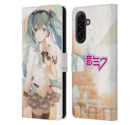 Head Case Designs Officially Licensed Hatsune Miku Rain Graphics Leather Wallet Case Compatible With Samsung Galaxy A17 4G / 5G