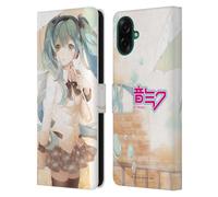 Head Case Designs Officially Licensed Hatsune Miku Rain Graphics Leather Wallet Case Compatible With Samsung Galaxy A07
