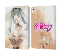Head Case Designs Officially Licensed Hatsune Miku Rain Graphics Leather Wallet Case Compatible With Apple iPad Air 13 2024/2025