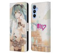 Head Case Designs Officially Licensed Hatsune Miku Rain Graphics Leather Wallet Case Compatible With Samsung Galaxy A16 5G