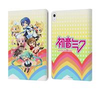 Head Case Designs Officially Licensed Hatsune Miku Rainbow Virtual Singers Leather Wallet Case Compatible With Apple iPad Air 13 2024/2025