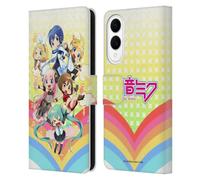 Head Case Designs Officially Licensed Hatsune Miku Rainbow Virtual Singers Leather Wallet Case Compatible With Samsung Galaxy S25 Edge