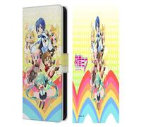 Head Case Designs Officially Licensed Hatsune Miku Rainbow Virtual Singers Leather Wallet Case Compatible With Samsung Galaxy S25 FE