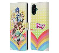 Head Case Designs Officially Licensed Hatsune Miku Rainbow Virtual Singers Leather Wallet Case Compatible With Samsung Galaxy A07
