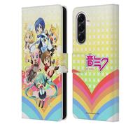 Head Case Designs Officially Licensed Hatsune Miku Rainbow Virtual Singers Leather Wallet Case Compatible With Samsung Galaxy A56 5G