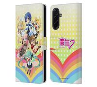 Head Case Designs Officially Licensed Hatsune Miku Rainbow Virtual Singers Leather Wallet Case Compatible With Samsung Galaxy A36 5G
