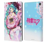 Head Case Designs Officially Licensed Hatsune Miku Sakura Graphics Leather Wallet Case Compatible With Amazon Fire Max 11 2023