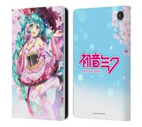 Head Case Designs Officially Licensed Hatsune Miku Sakura Graphics Leather Wallet Case Compatible With Amazon Fire 7 2022