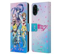 Head Case Designs Officially Licensed Hatsune Miku Sakura Virtual Singers Leather Wallet Case Compatible With Samsung Galaxy A07