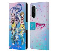Head Case Designs Officially Licensed Hatsune Miku Sakura Virtual Singers Leather Wallet Case Compatible With Samsung Galaxy A26 5G