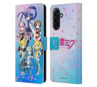 Head Case Designs Officially Licensed Hatsune Miku Sakura Virtual Singers Leather Wallet Case Compatible With Samsung Galaxy A17 4G / 5G
