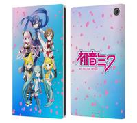 Head Case Designs Officially Licensed Hatsune Miku Sakura Virtual Singers Leather Wallet Case Compatible With Amazon Fire Max 11 2023