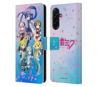 Head Case Designs Officially Licensed Hatsune Miku Sakura Virtual Singers Leather Wallet Case Compatible With Samsung Galaxy A36 5G