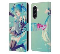 Head Case Designs Officially Licensed Hatsune Miku Sing Graphics Leather Wallet Case Compatible With Samsung Galaxy A56 5G