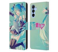 Head Case Designs Officially Licensed Hatsune Miku Sing Graphics Leather Wallet Case Compatible With Samsung Galaxy A16 5G
