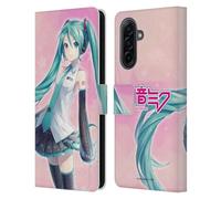 Head Case Designs Officially Licensed Hatsune Miku Star Graphics Leather Wallet Case Compatible With Samsung Galaxy A17 4G / 5G