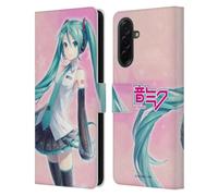 Head Case Designs Officially Licensed Hatsune Miku Star Graphics Leather Wallet Case Compatible With Samsung Galaxy A36 5G